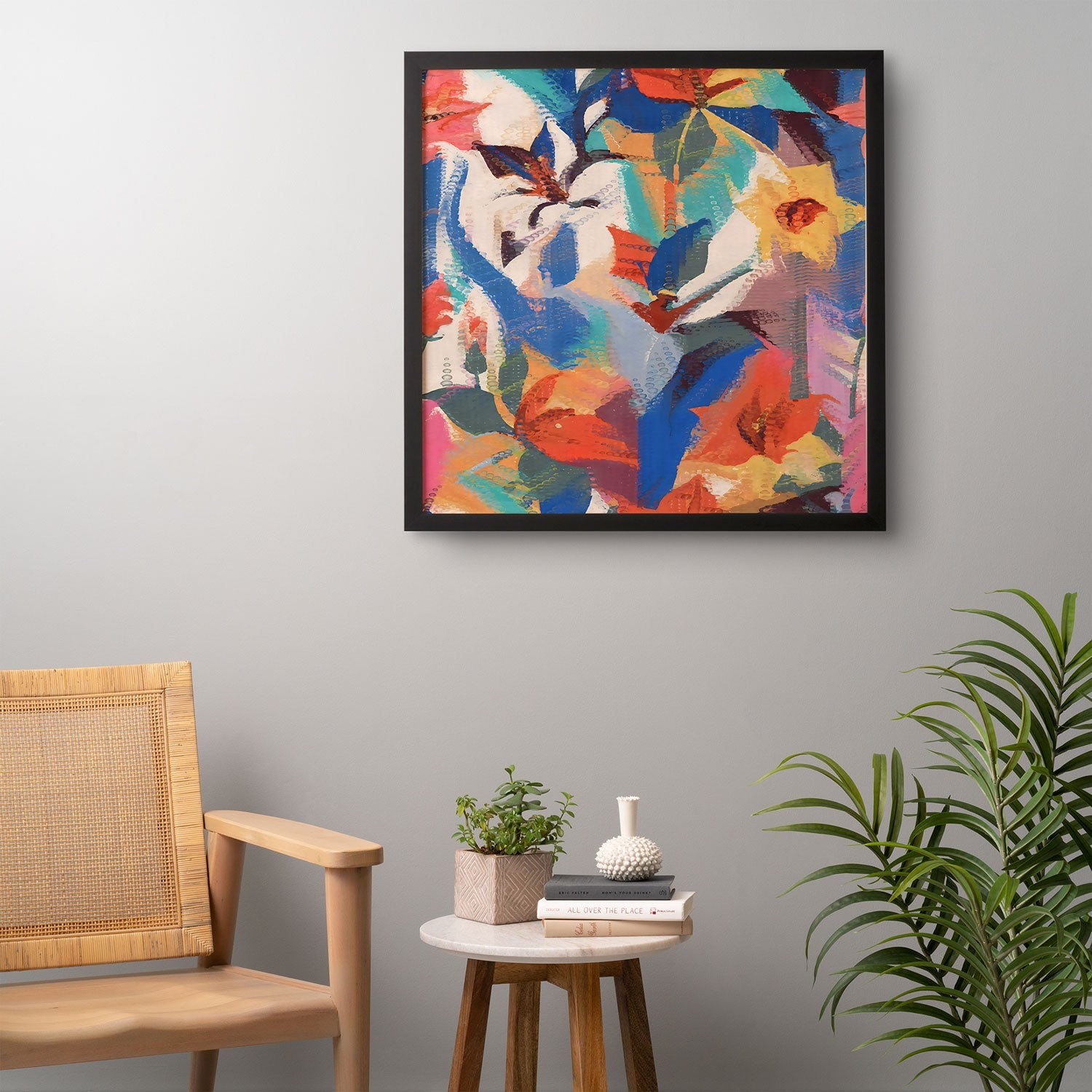 83 Oranges Wild Petals Rhapsody Framed Wall Art