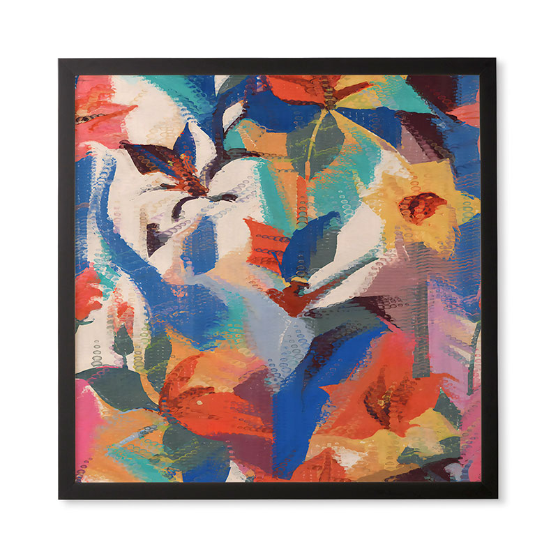 83 Oranges Wild Petals Rhapsody Framed Wall Art
