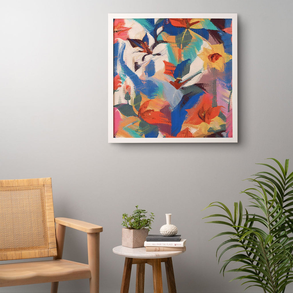 83 Oranges Wild Petals Rhapsody Framed Wall Art