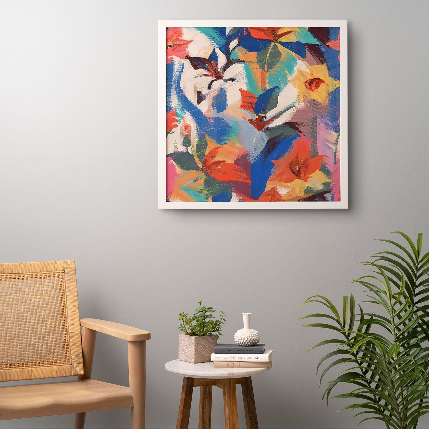 83 Oranges Wild Petals Rhapsody Framed Wall Art