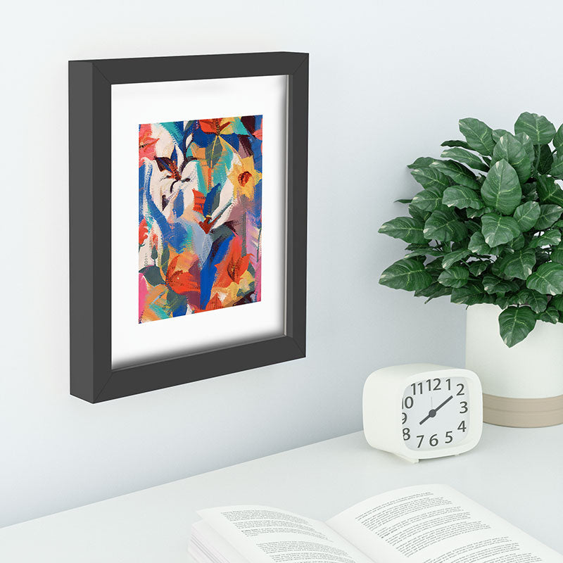 83 Oranges Wild Petals Rhapsody Recessed Framing Rectangle