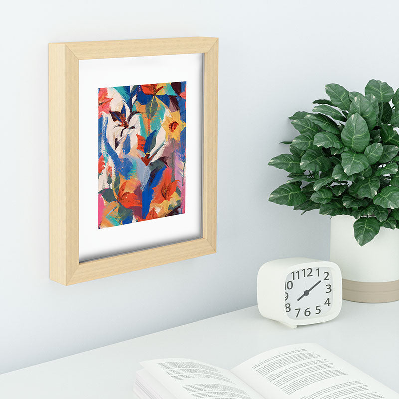83 Oranges Wild Petals Rhapsody Recessed Framing Rectangle