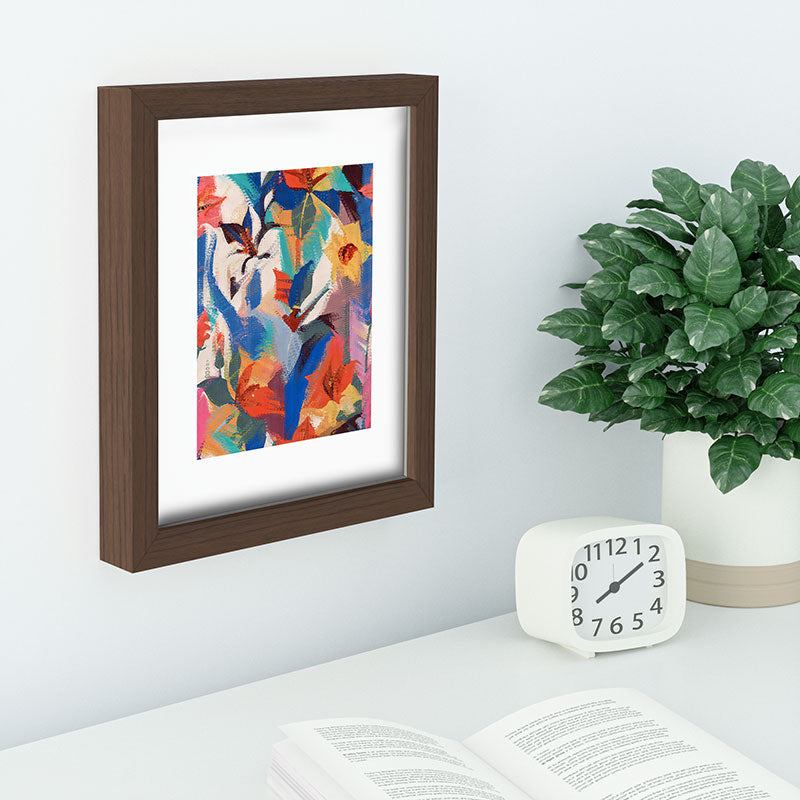 83 Oranges Wild Petals Rhapsody Recessed Framing Rectangle