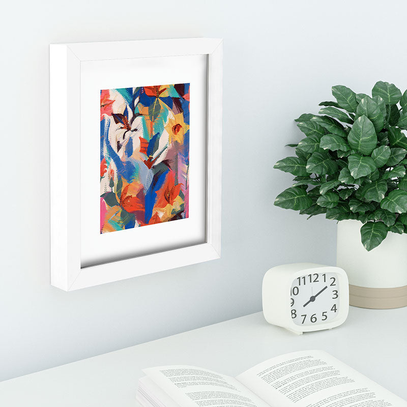 83 Oranges Wild Petals Rhapsody Recessed Framing Rectangle