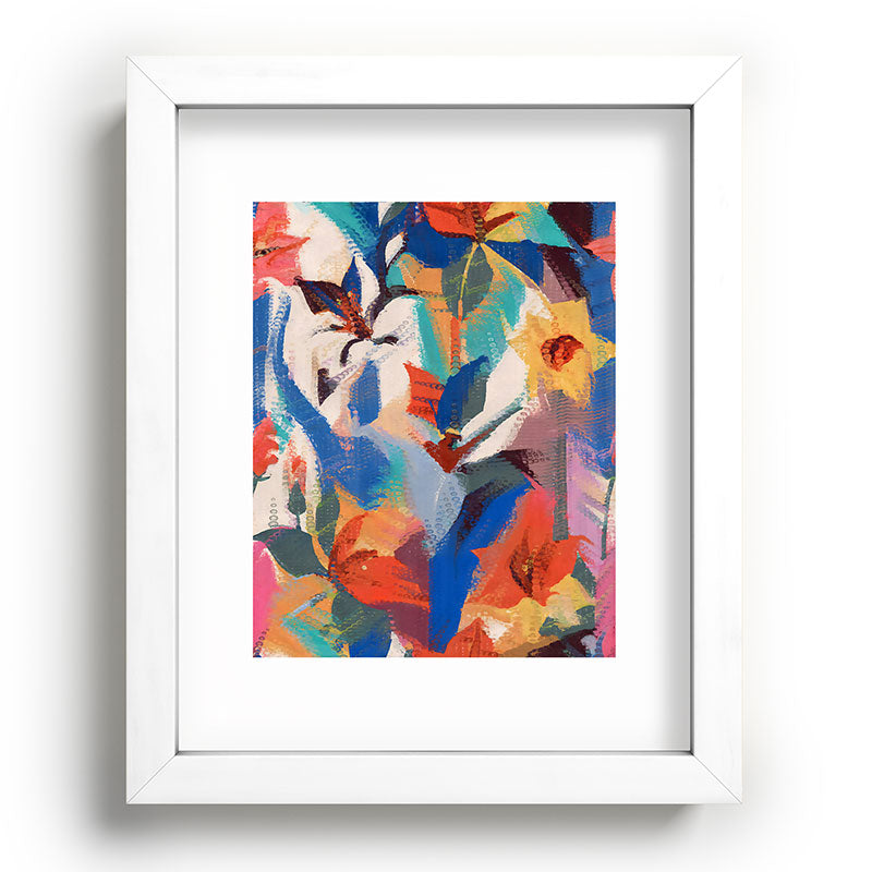 83 Oranges Wild Petals Rhapsody Recessed Framing Rectangle