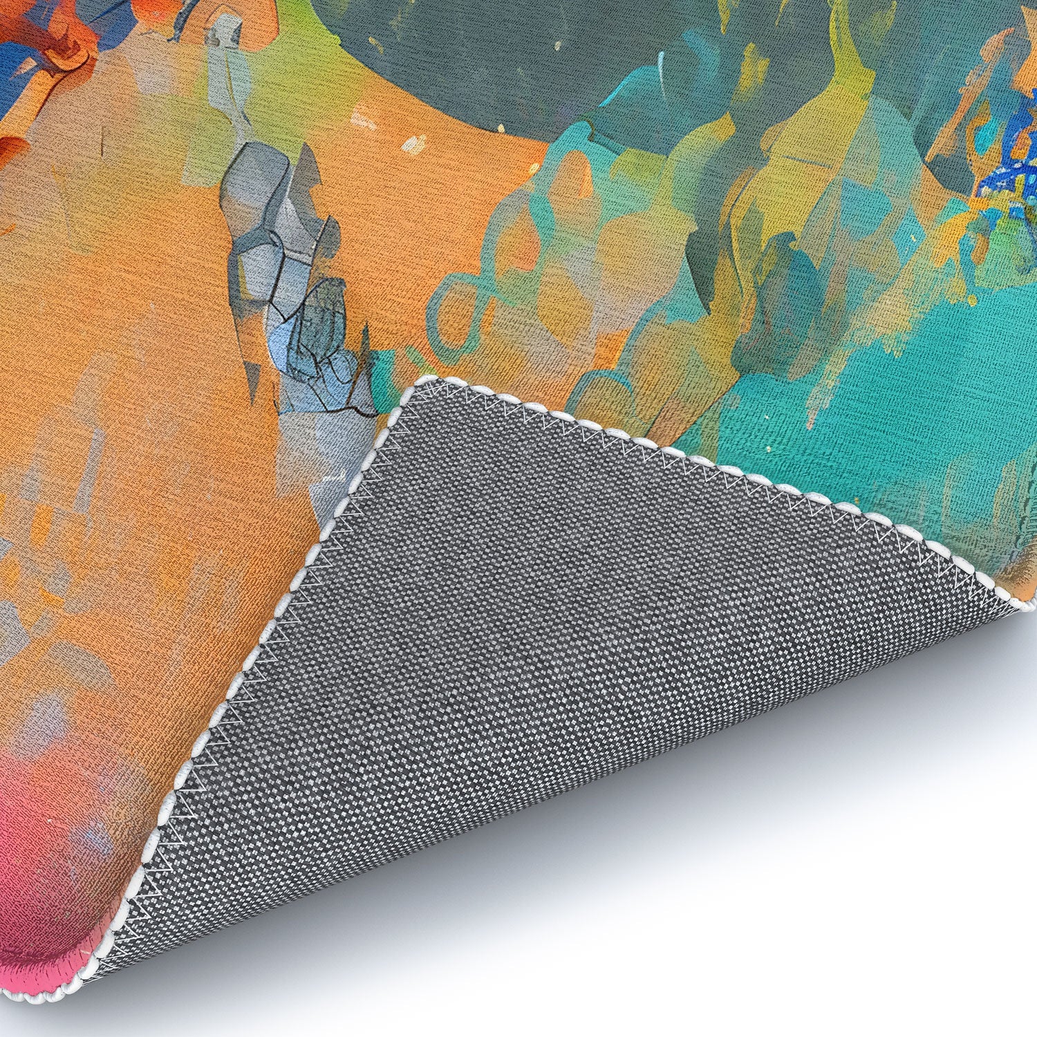 83 Oranges Wild Petals Rhapsody Area Rug