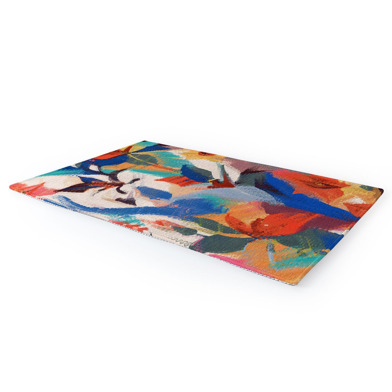 83 Oranges Wild Petals Rhapsody Area Rug