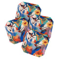 83 Oranges Wild Petals Rhapsody Coaster Set