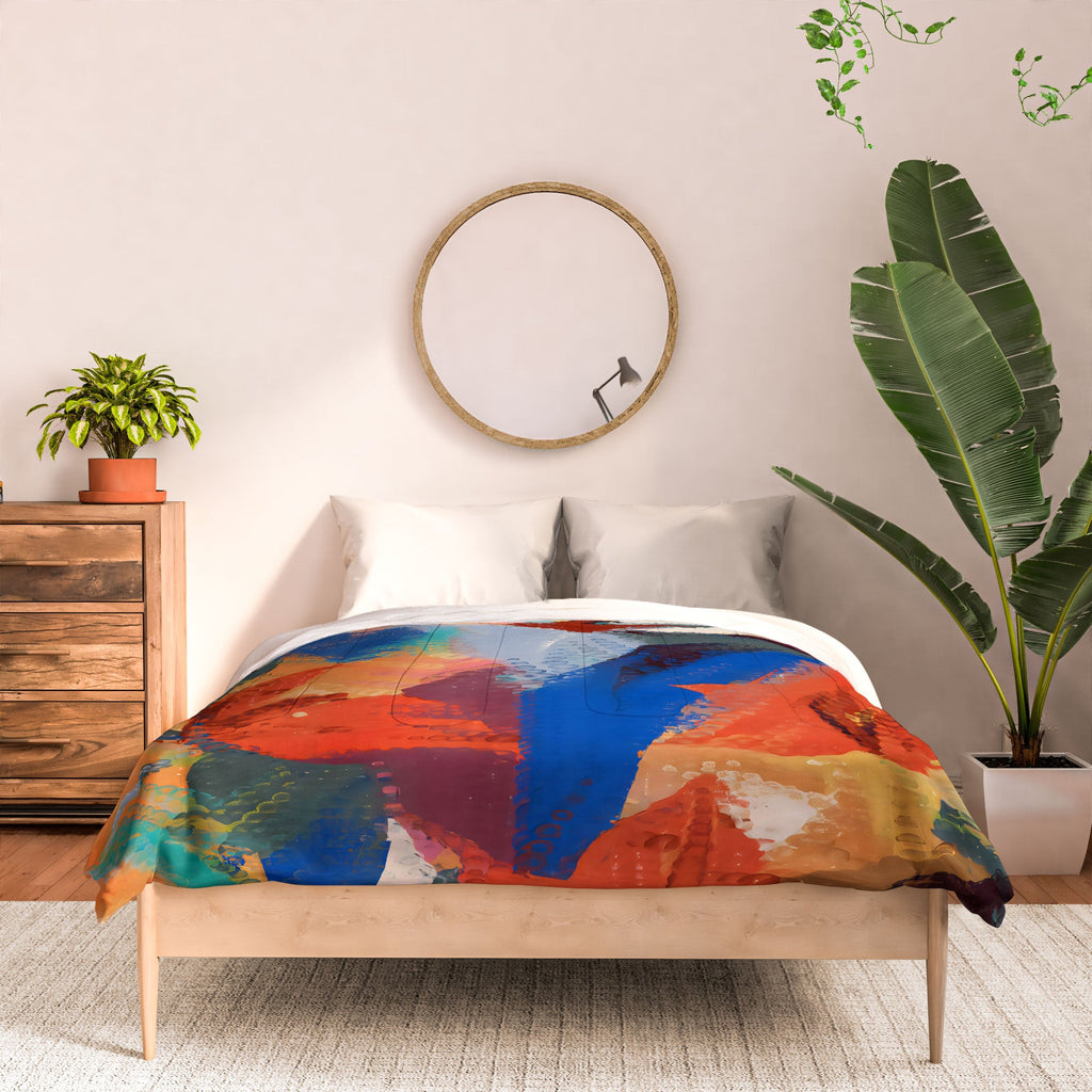 83 Oranges Wild Petals Rhapsody Comforter