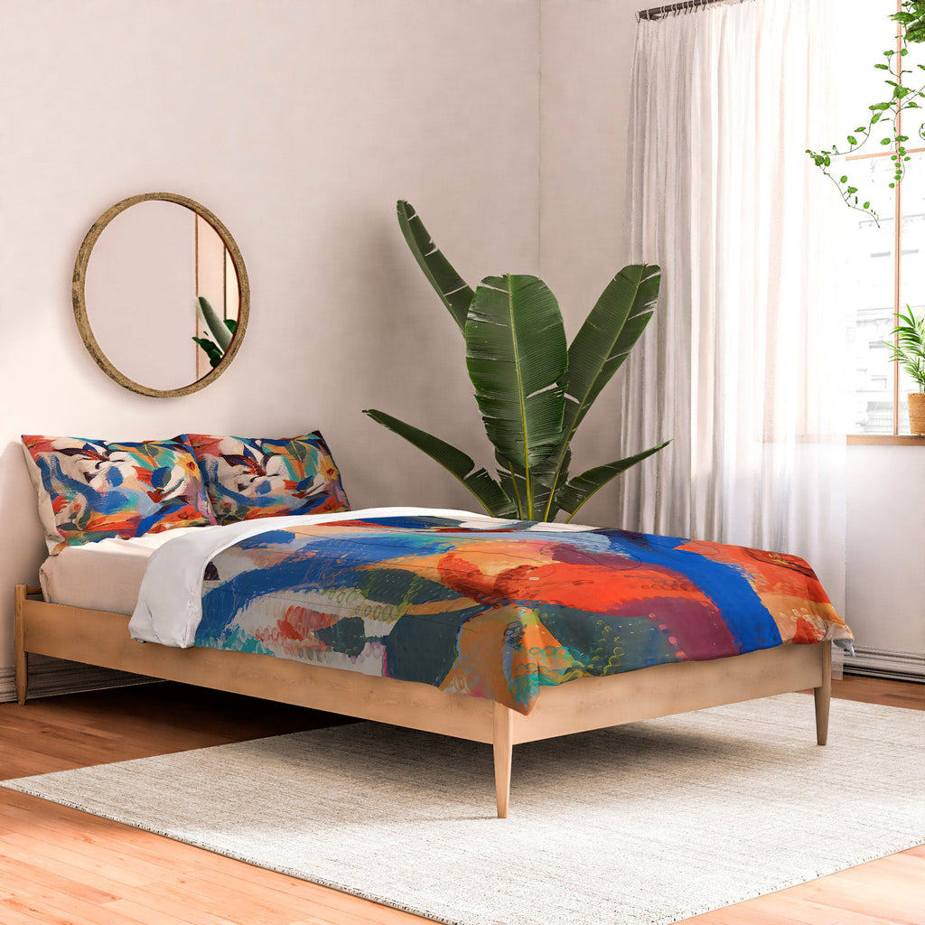 83 Oranges Wild Petals Rhapsody Comforter