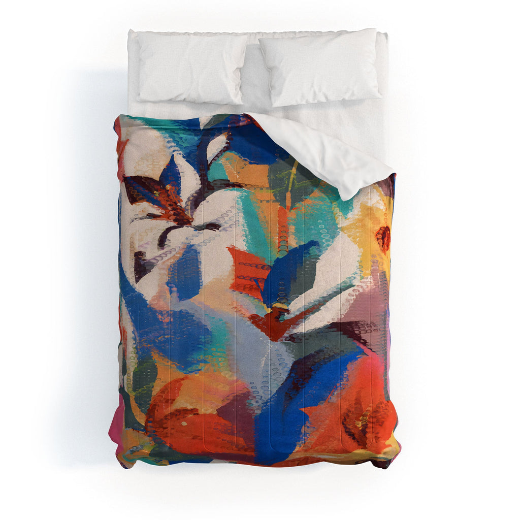83 Oranges Wild Petals Rhapsody Comforter