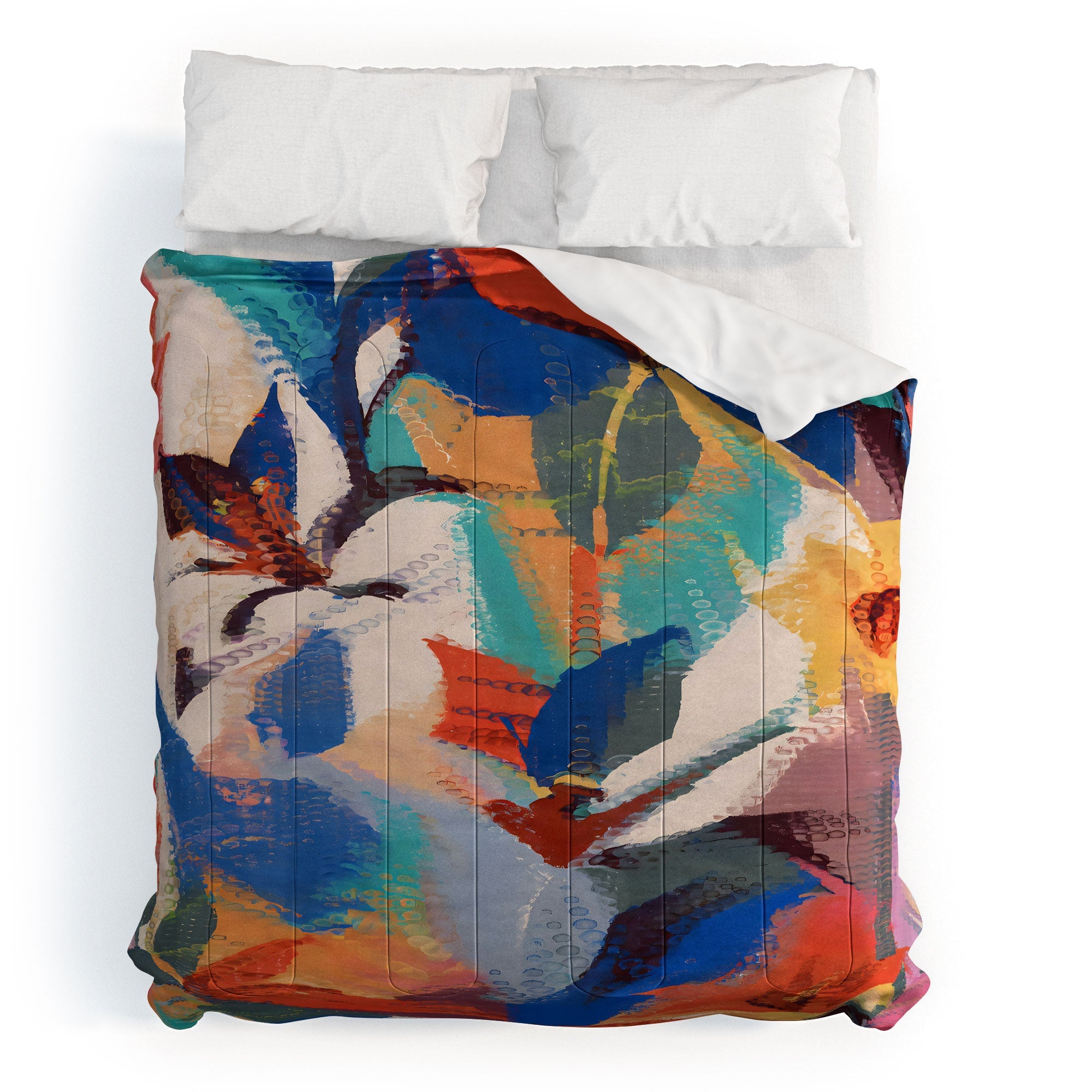 83 Oranges Wild Petals Rhapsody Comforter