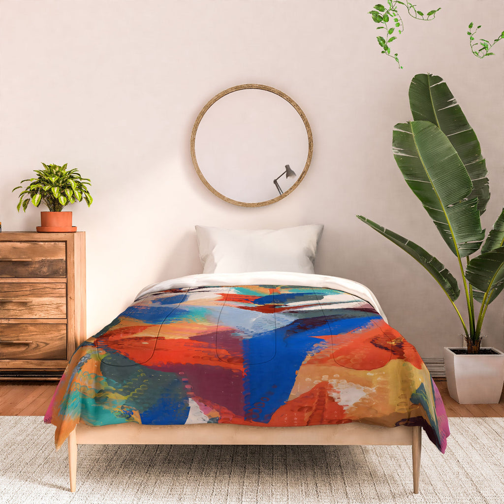 83 Oranges Wild Petals Rhapsody Comforter