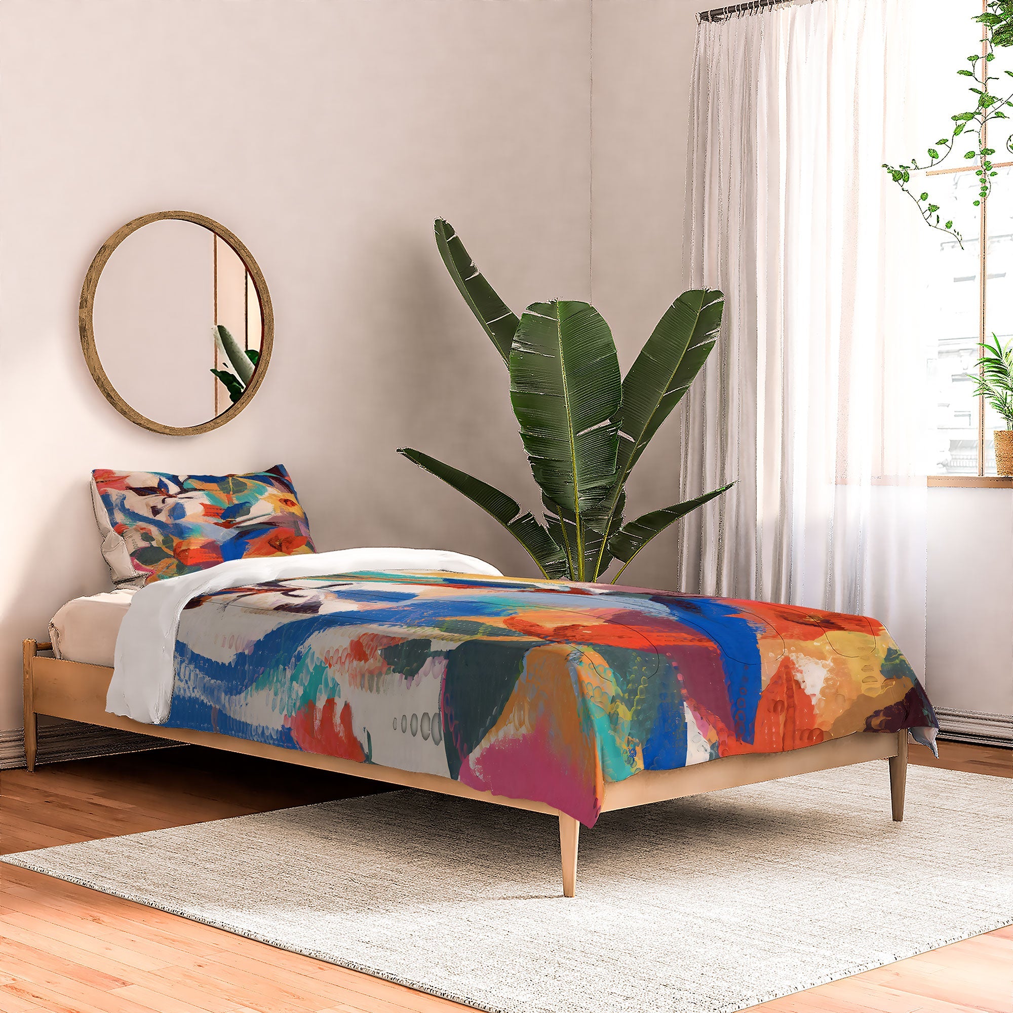 83 Oranges Wild Petals Rhapsody Comforter