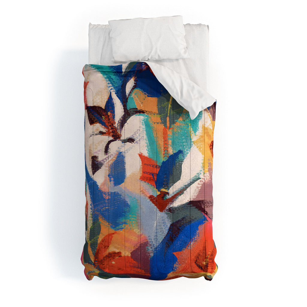 83 Oranges Wild Petals Rhapsody Comforter