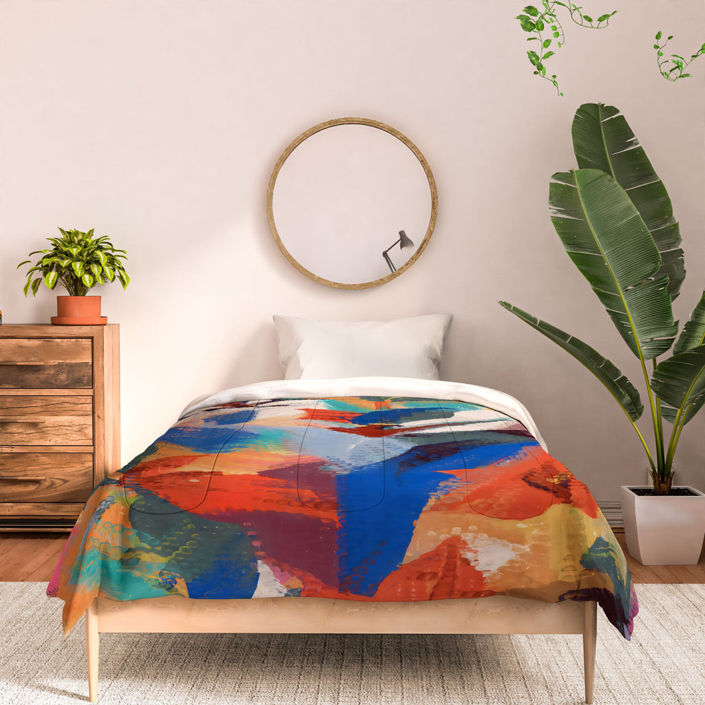 83 Oranges Wild Petals Rhapsody Comforter