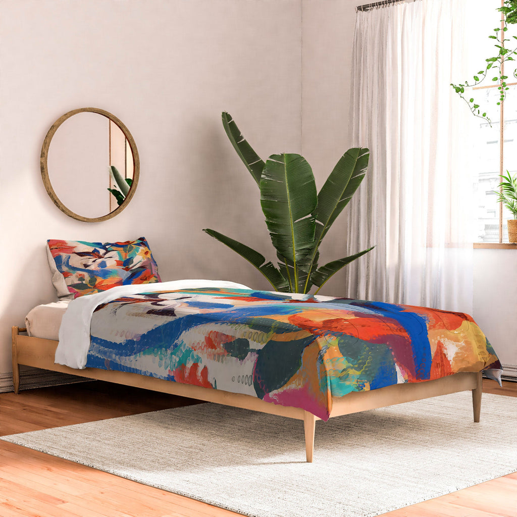 83 Oranges Wild Petals Rhapsody Comforter