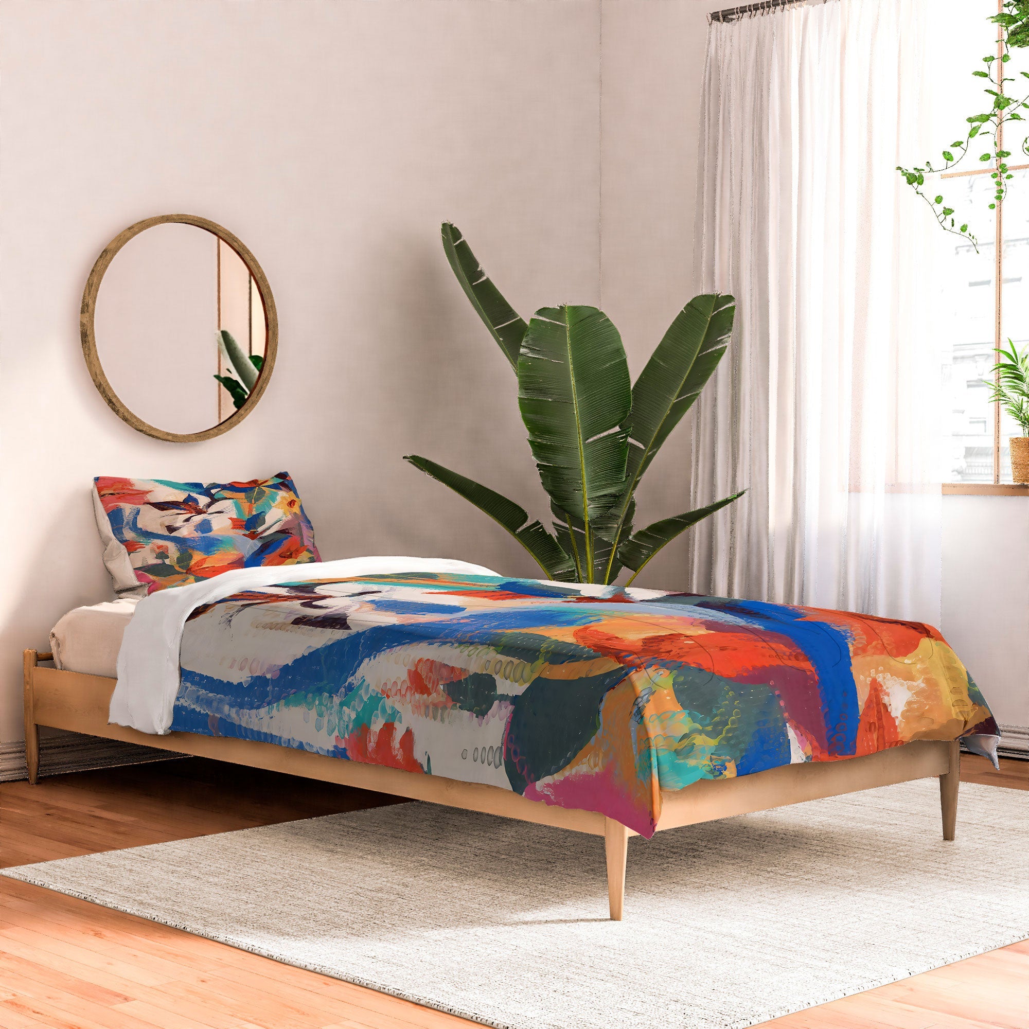 83 Oranges Wild Petals Rhapsody Comforter