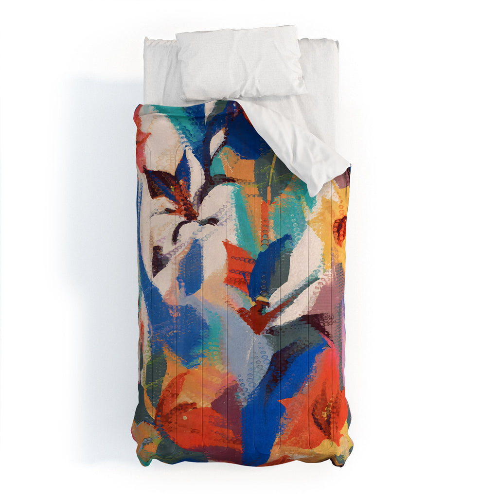 83 Oranges Wild Petals Rhapsody Comforter