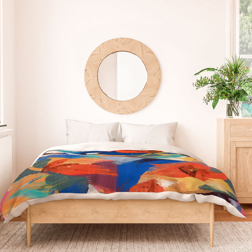 83 Oranges Wild Petals Rhapsody Duvet Cover