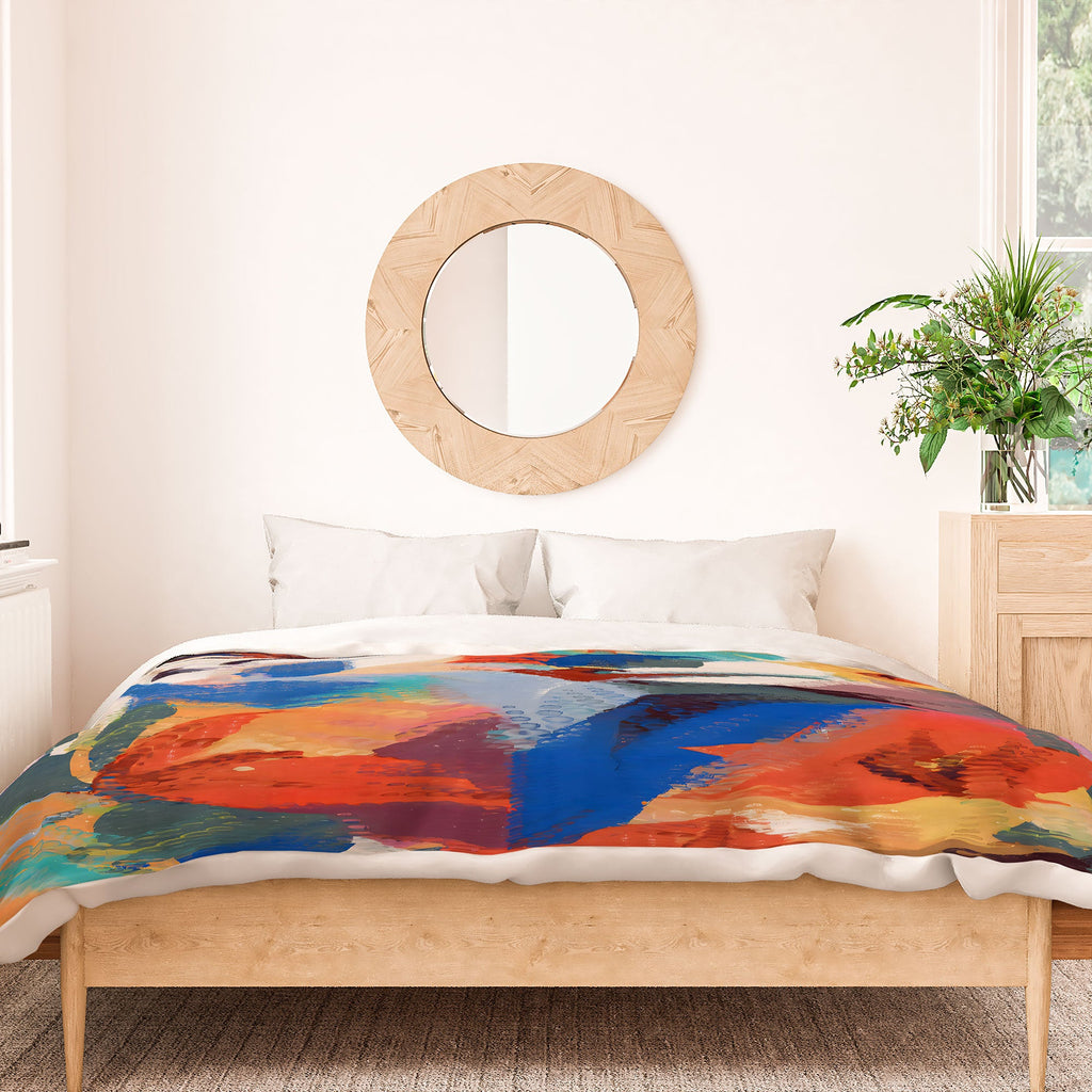 83 Oranges Wild Petals Rhapsody Duvet Cover