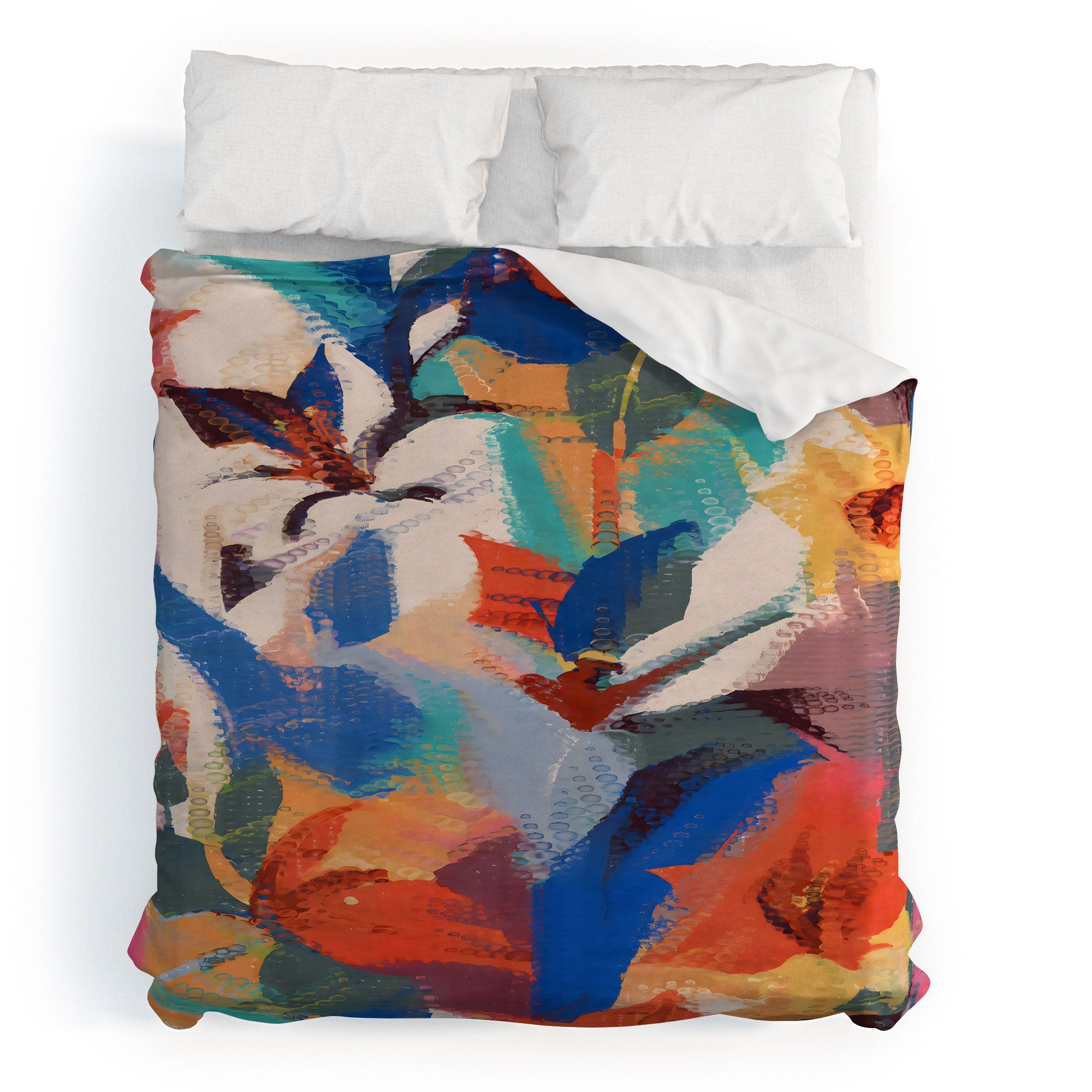 83 Oranges Wild Petals Rhapsody Duvet Cover