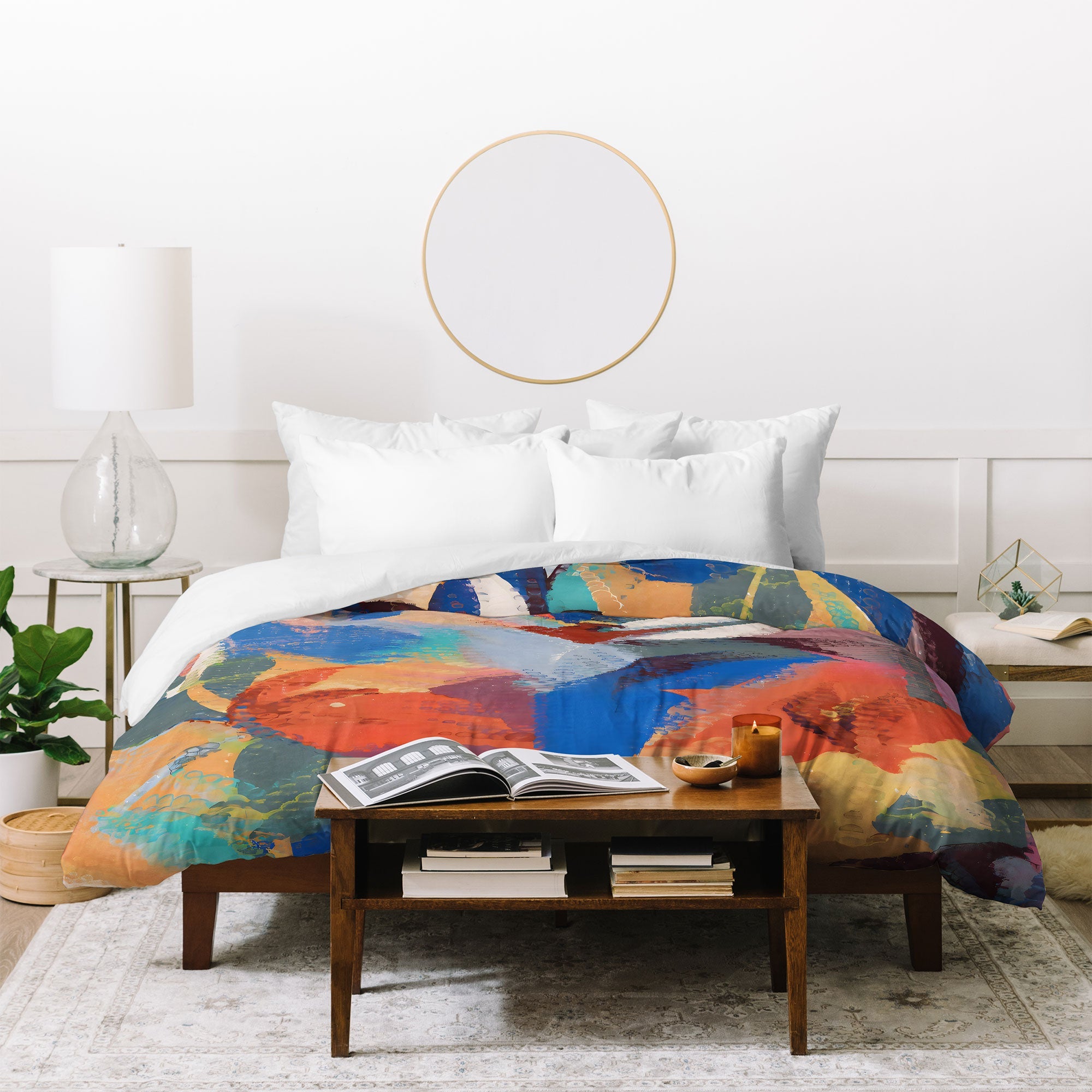 83 Oranges Wild Petals Rhapsody Duvet Cover