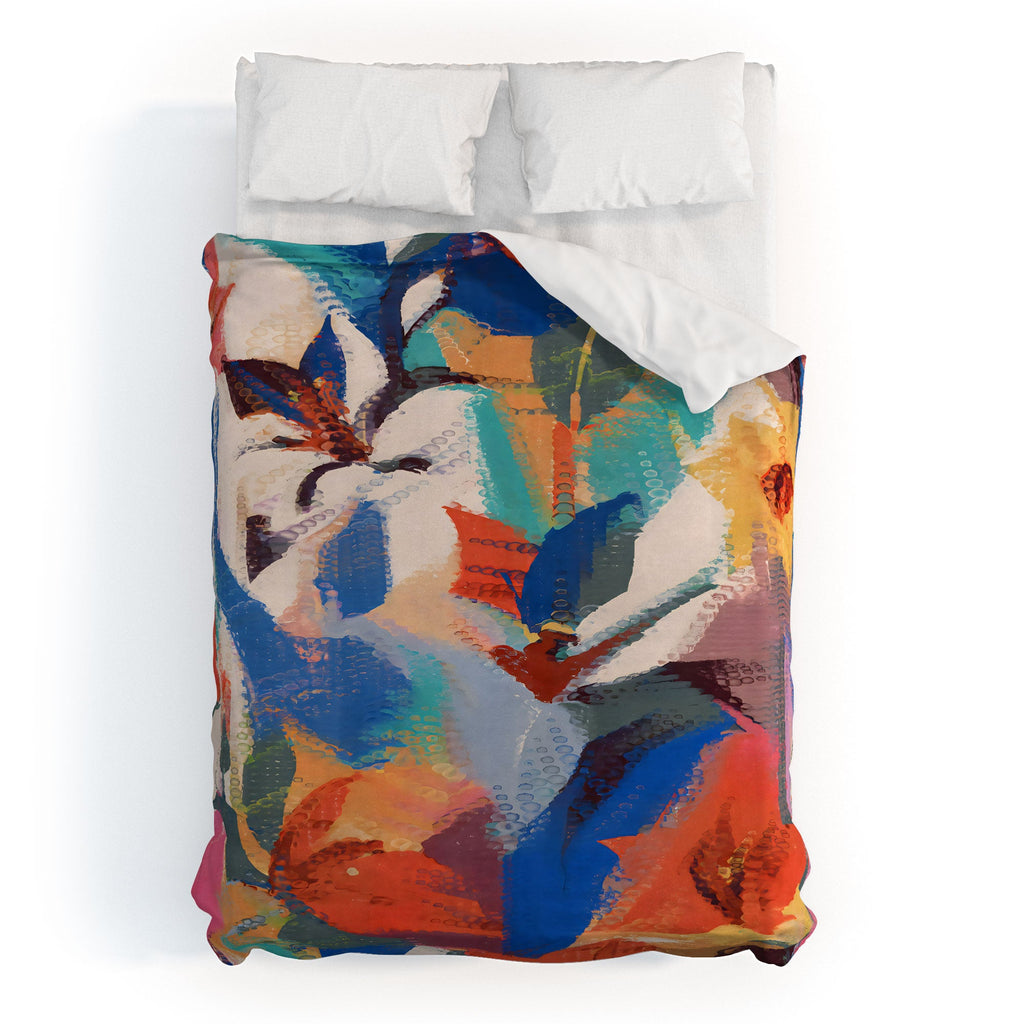 83 Oranges Wild Petals Rhapsody Duvet Cover