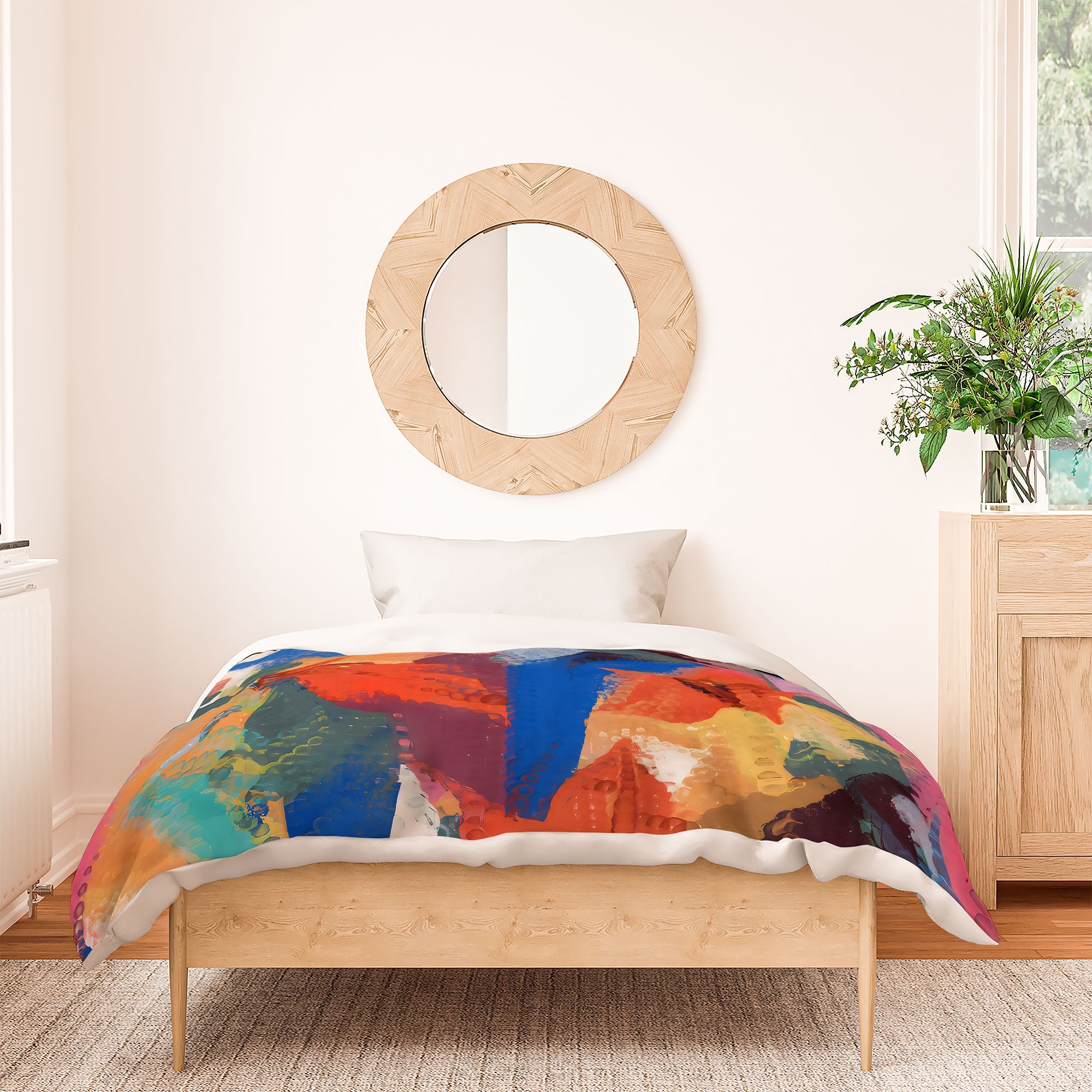 83 Oranges Wild Petals Rhapsody Duvet Cover