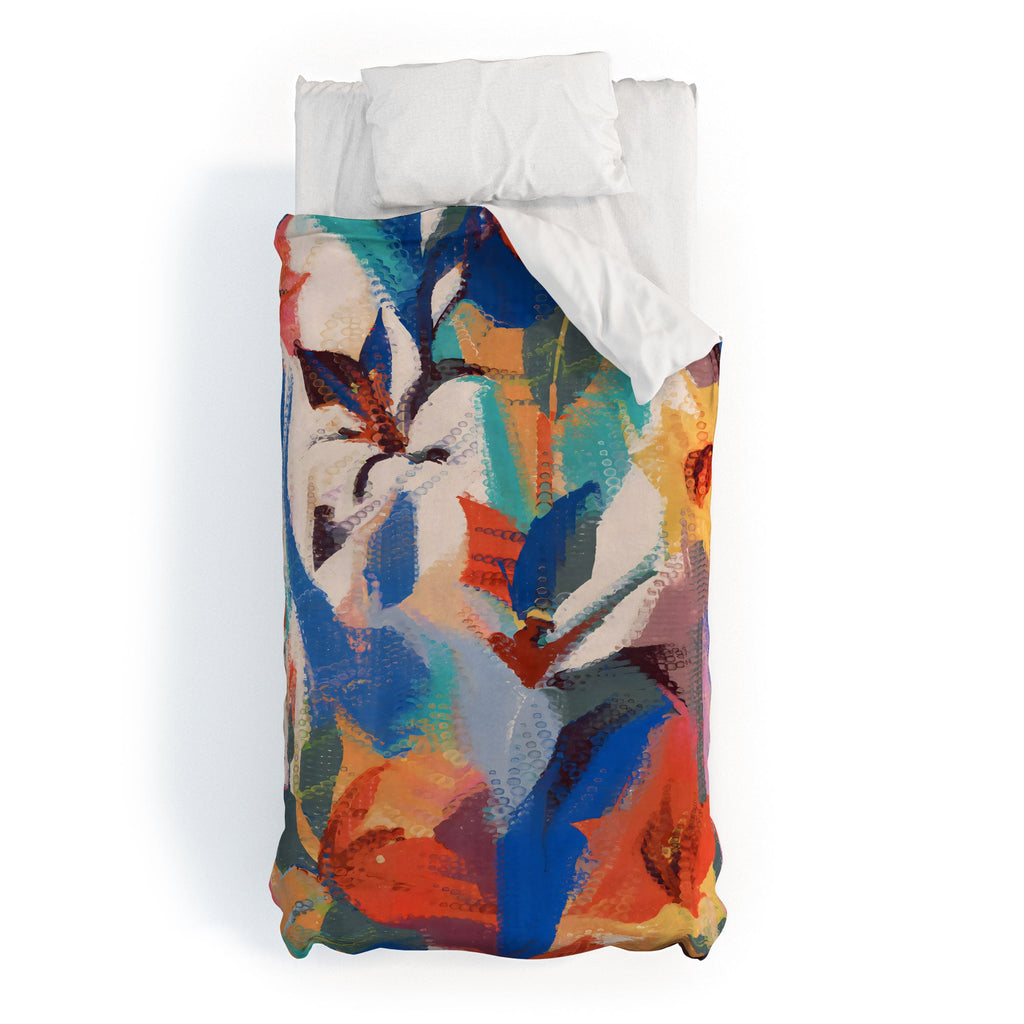 83 Oranges Wild Petals Rhapsody Duvet Cover