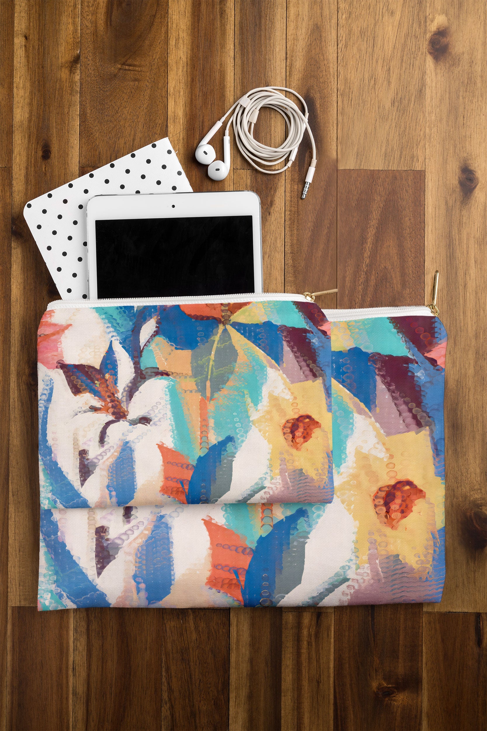 83 Oranges Wild Petals Rhapsody Pouch
