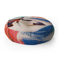 83 Oranges Wild Petals Rhapsody Floor Pillow Round
