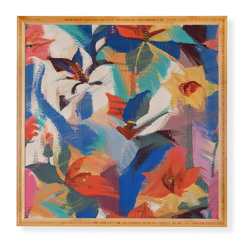 83 Oranges Wild Petals Rhapsody Framed Wall Art