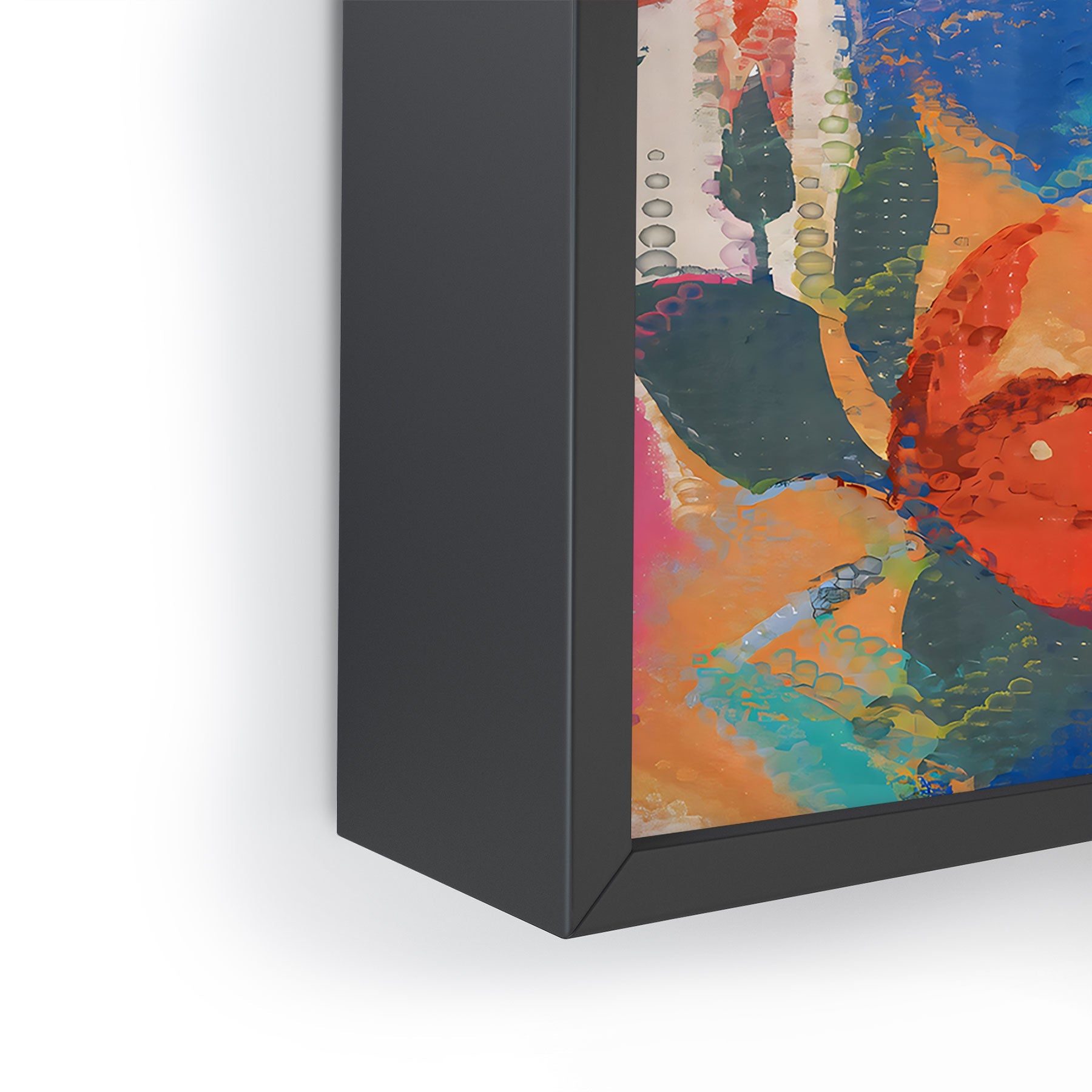 83 Oranges Wild Petals Rhapsody Framed Mini Art Print
