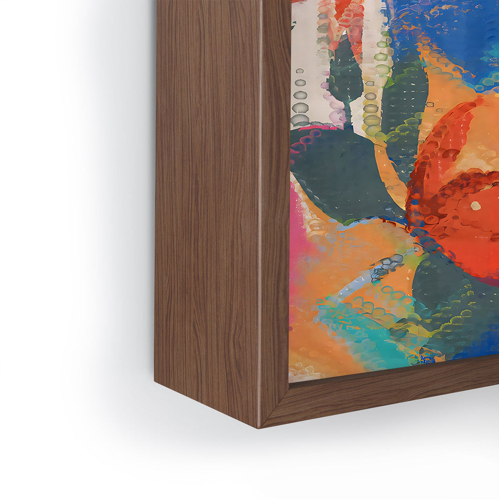 83 Oranges Wild Petals Rhapsody Framed Mini Art Print