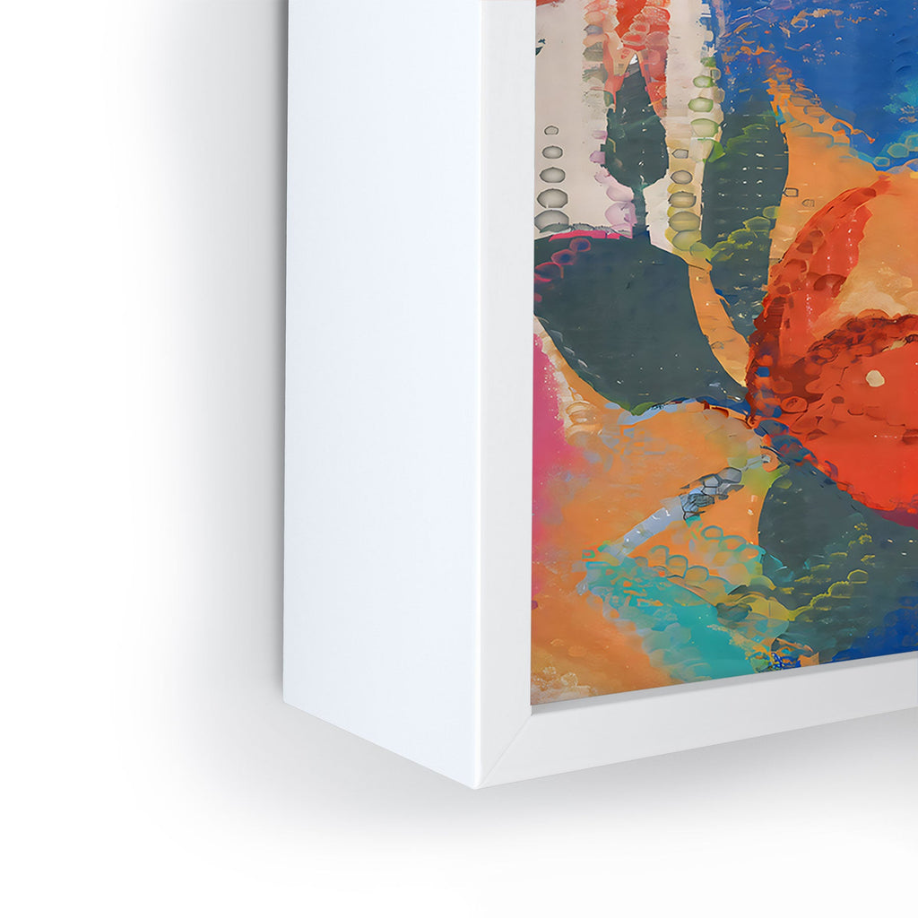 83 Oranges Wild Petals Rhapsody Framed Mini Art Print