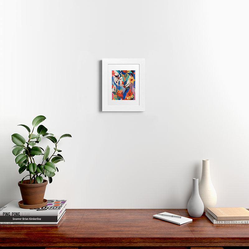83 Oranges Wild Petals Rhapsody Framed Art Print