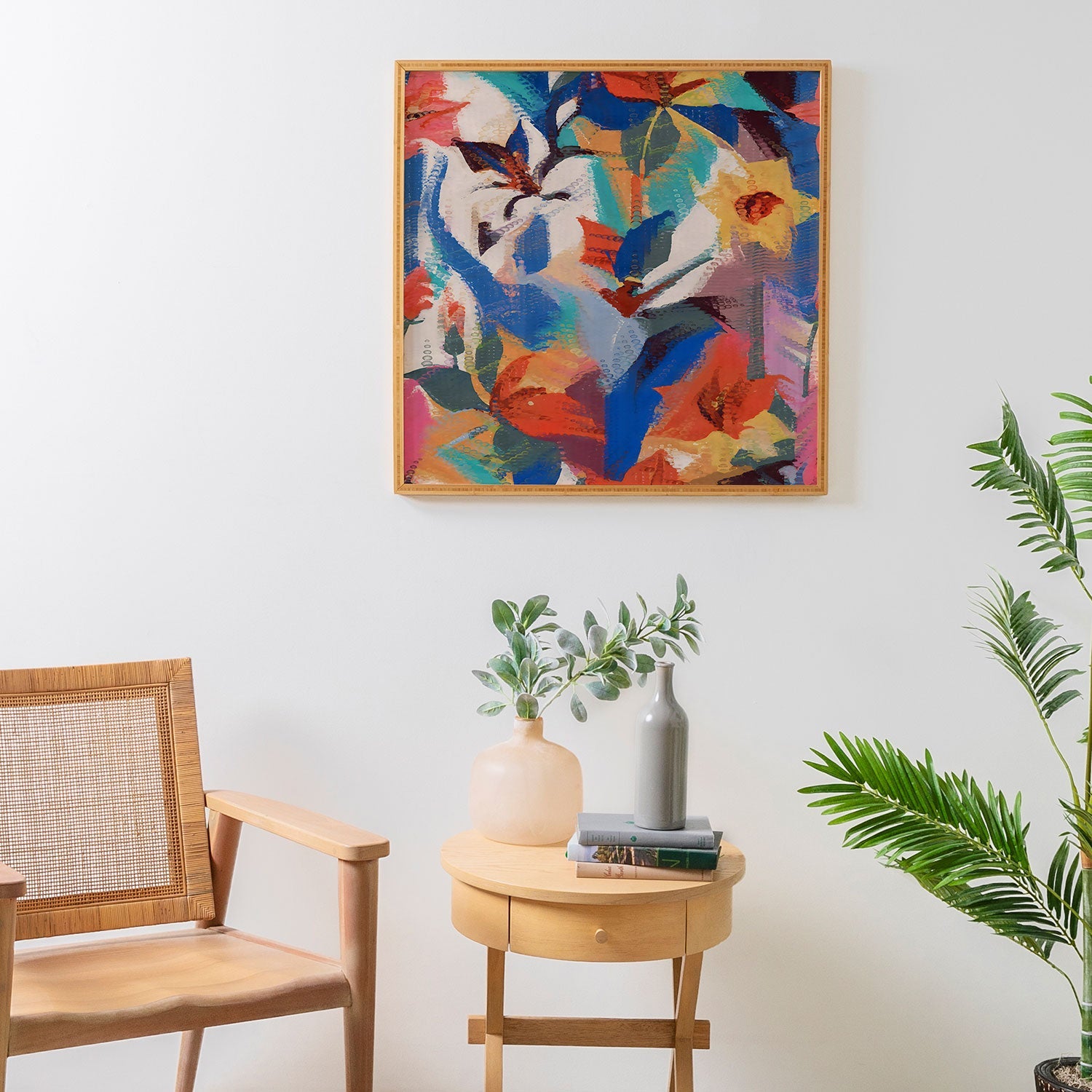 83 Oranges Wild Petals Rhapsody Framed Wall Art