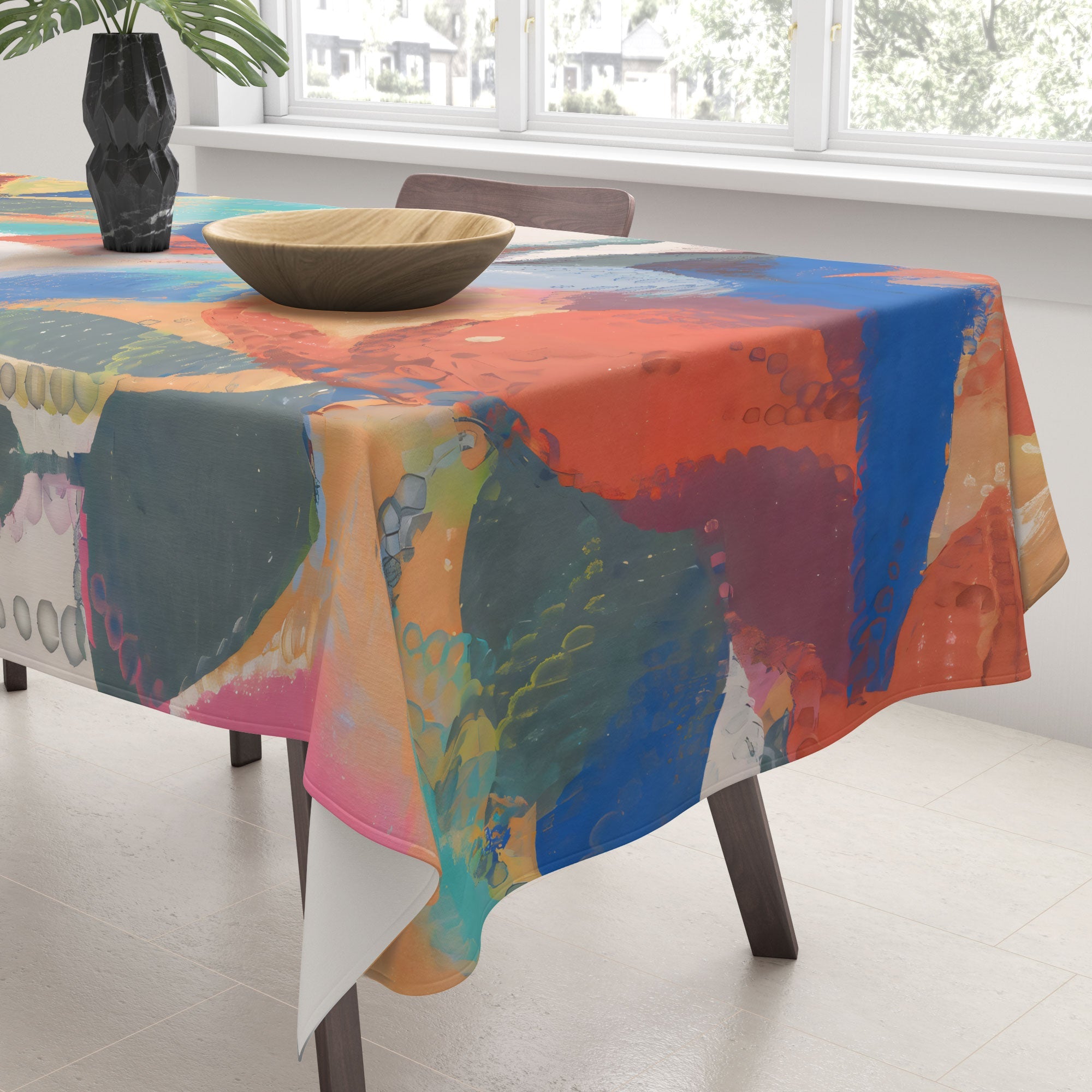 83 Oranges Wild Petals Rhapsody Tablecloth