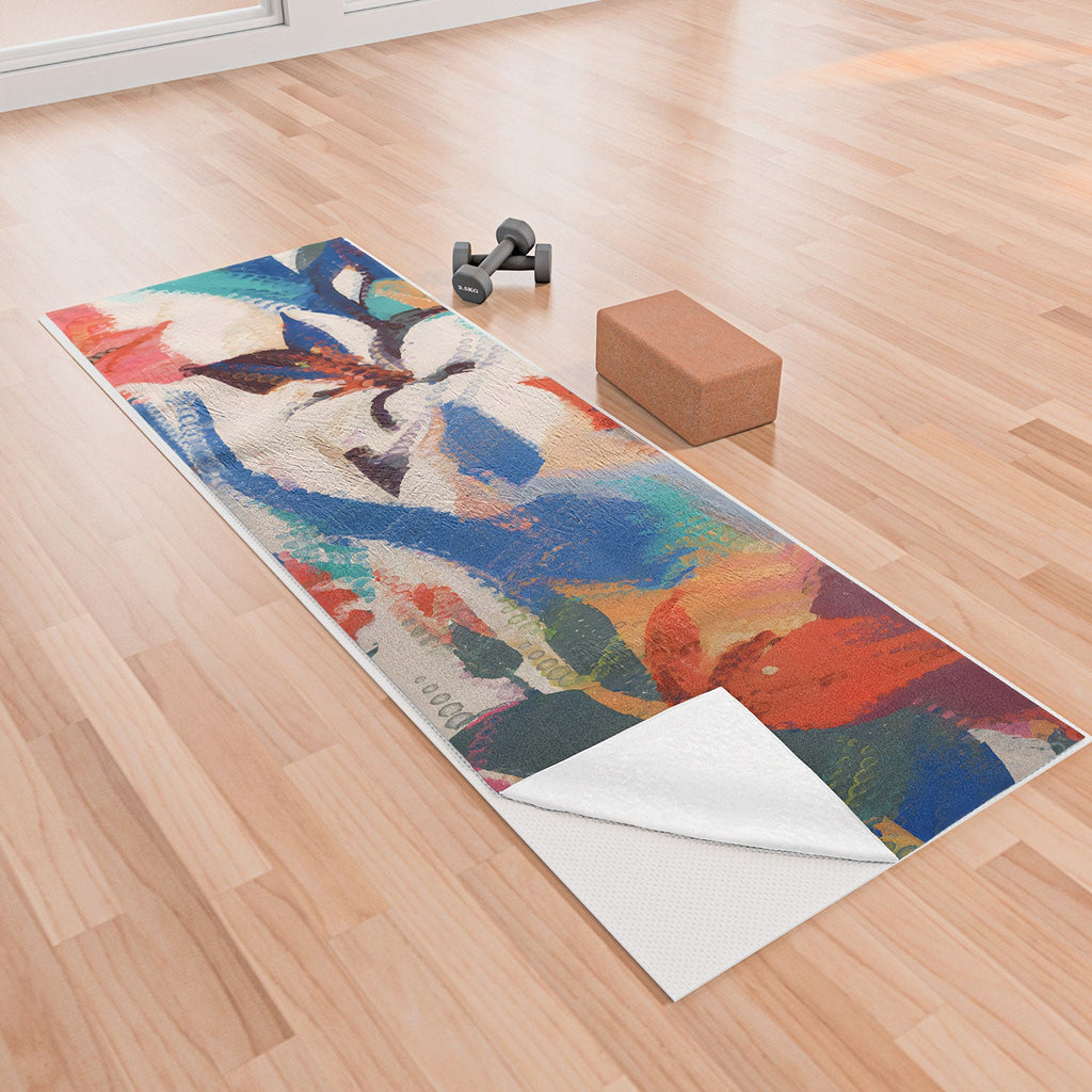 83 Oranges Wild Petals Rhapsody Yoga Towel