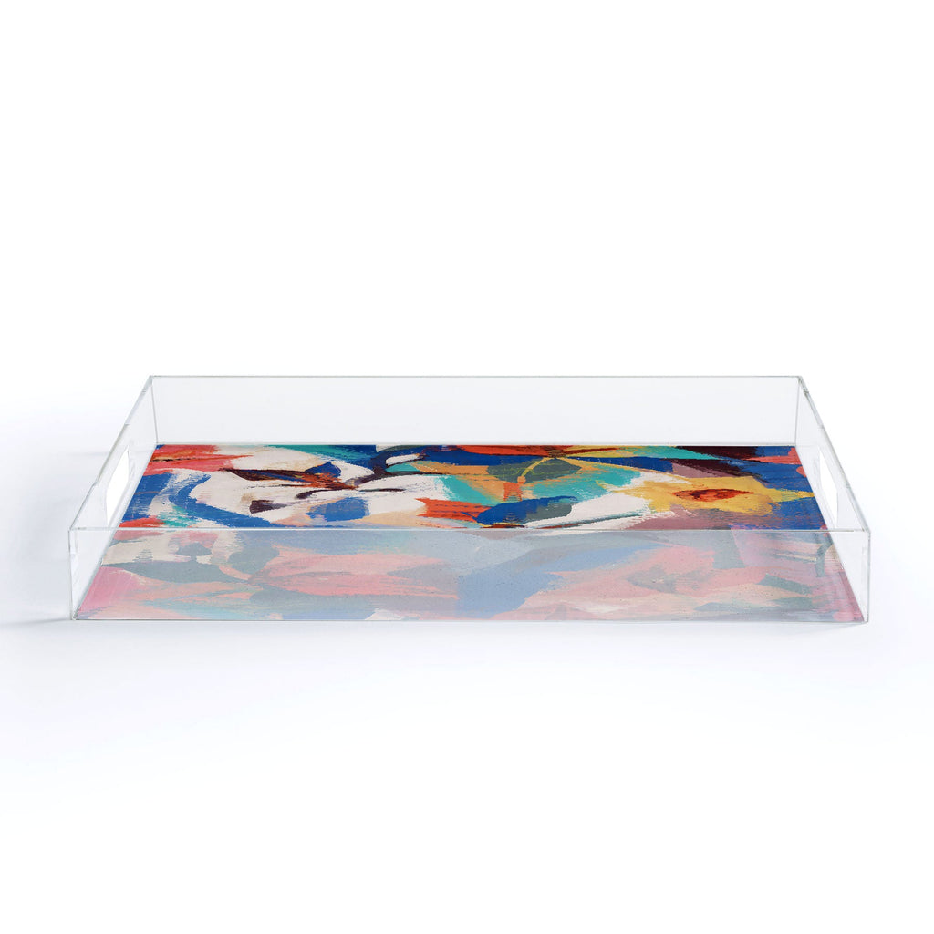 83 Oranges Wild Petals Rhapsody Acrylic Tray