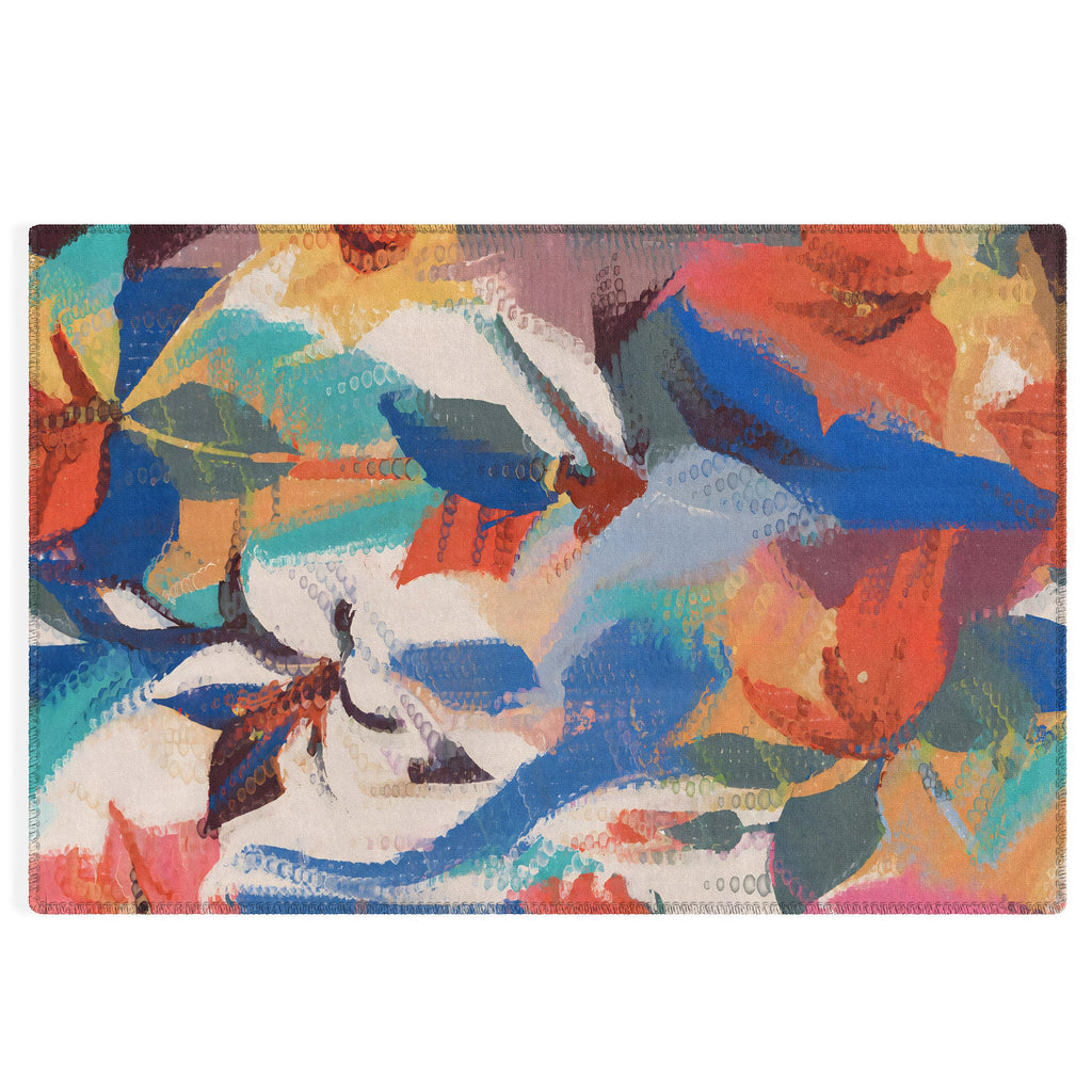 83 Oranges Wild Petals Rhapsody Outdoor Rug