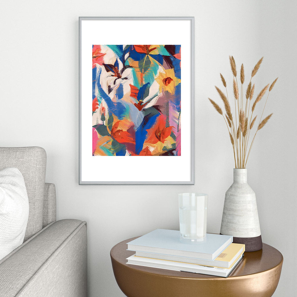 83 Oranges Wild Petals Rhapsody Metal Framed Art Print