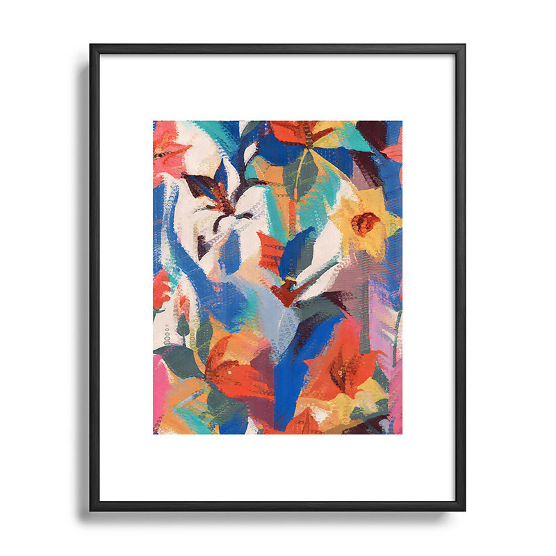 83 Oranges Wild Petals Rhapsody Metal Framed Art Print