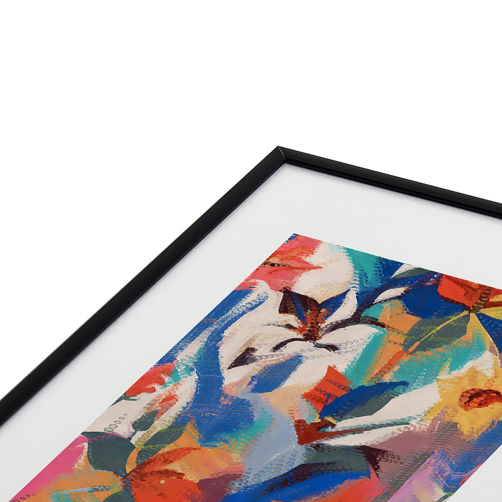 83 Oranges Wild Petals Rhapsody Metal Framed Art Print