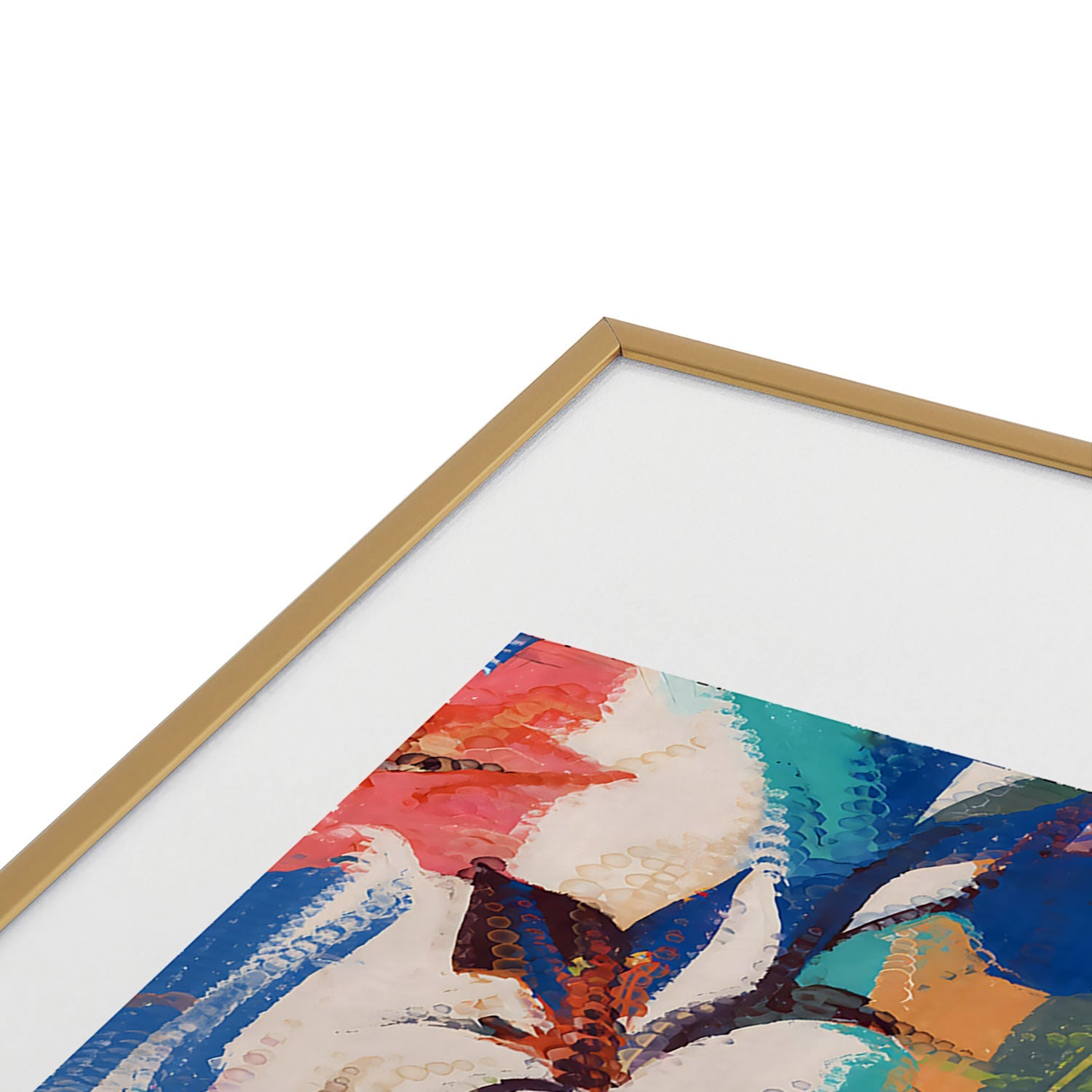 83 Oranges Wild Petals Rhapsody Metal Framed Art Print