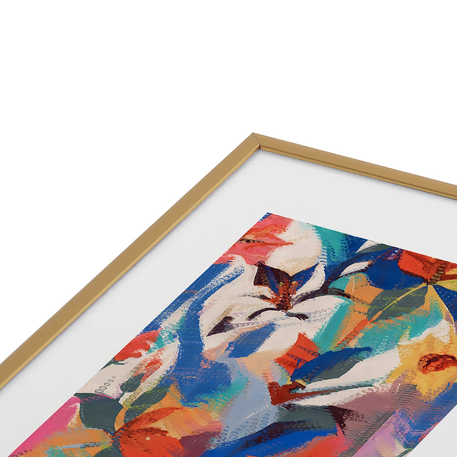83 Oranges Wild Petals Rhapsody Metal Framed Art Print