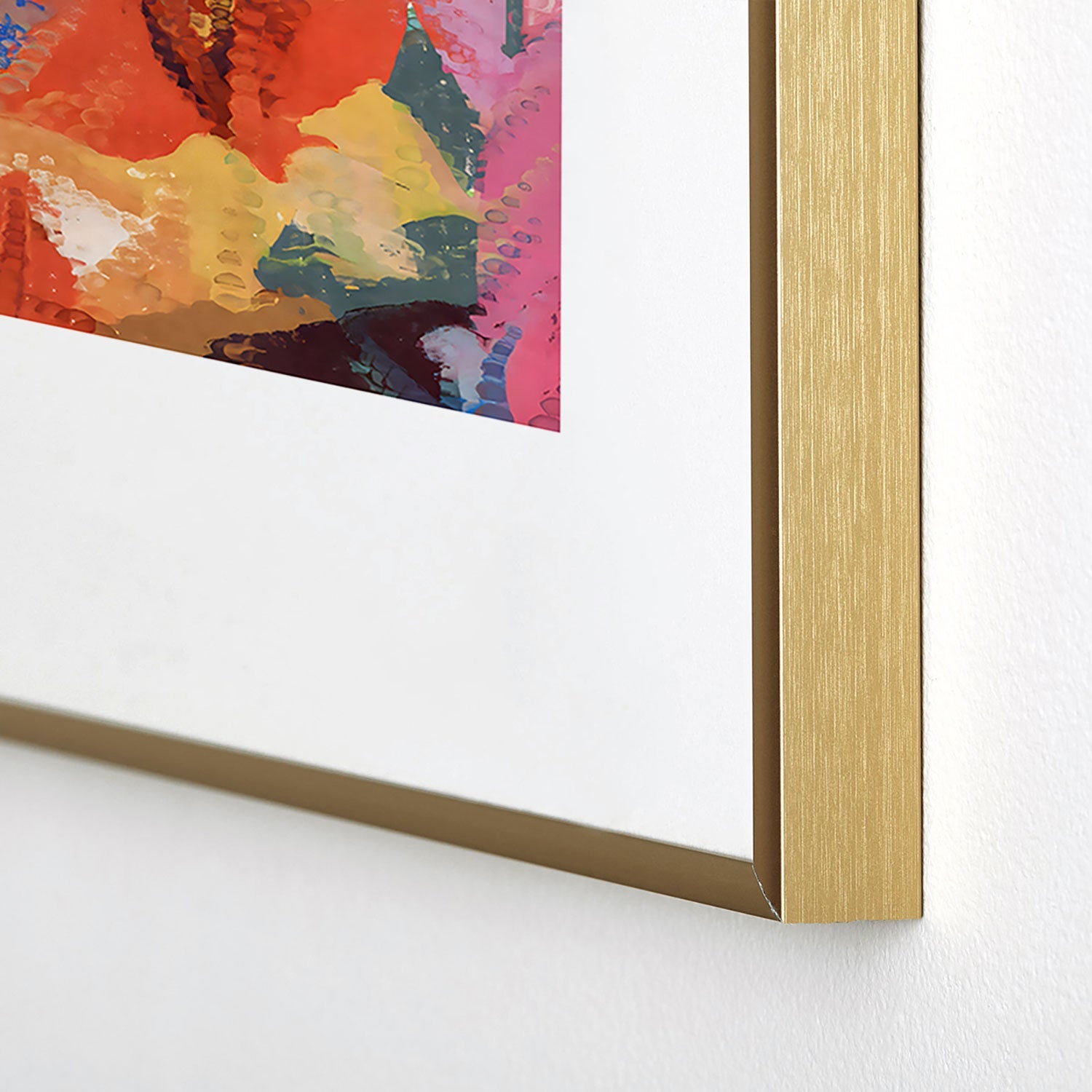 83 Oranges Wild Petals Rhapsody Metal Framed Art Print