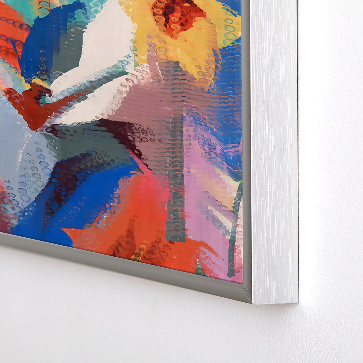 83 Oranges Wild Petals Rhapsody Square Metal Framed Art Print