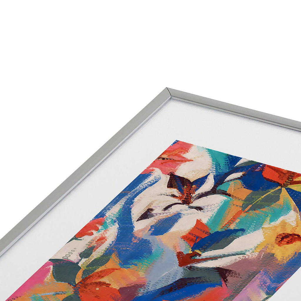83 Oranges Wild Petals Rhapsody Metal Framed Art Print